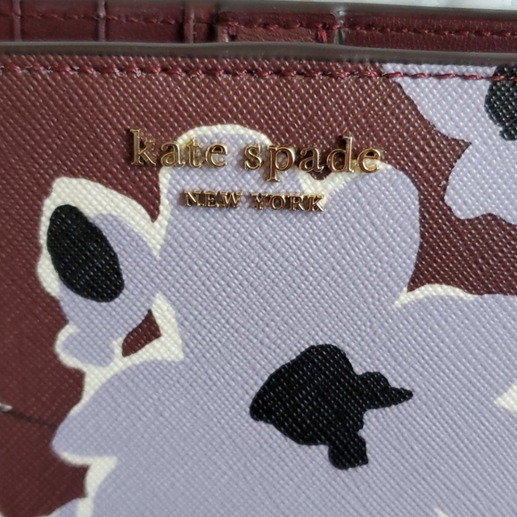 - Kate spade ♠️ leather floral wallet host pick sold out firm lowered - Picture 5 of 5